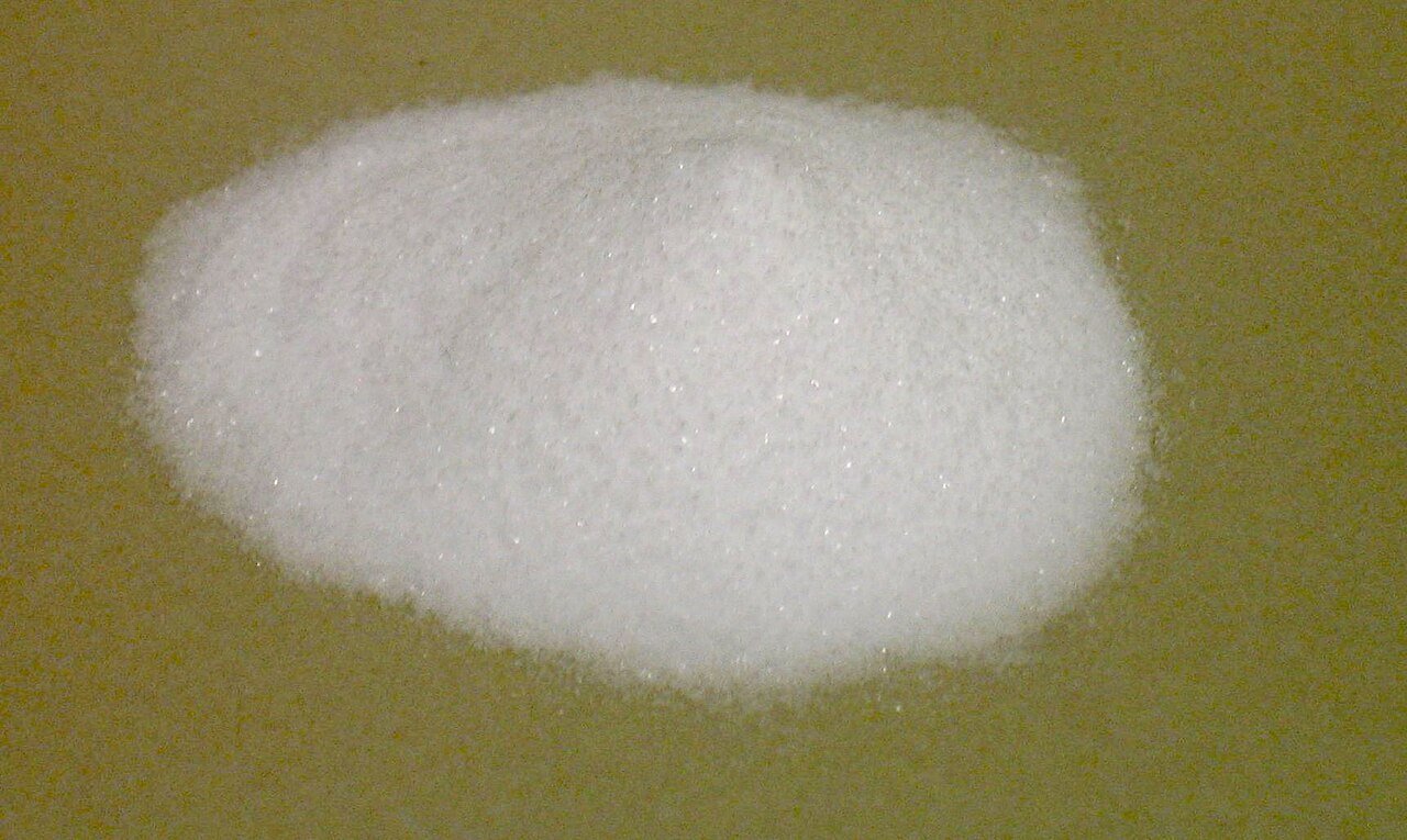 Baking soda in a dish