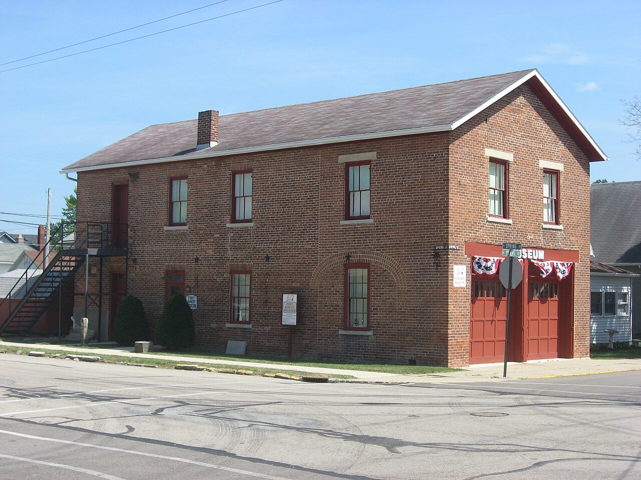 Historic government building in Covington, Ohio