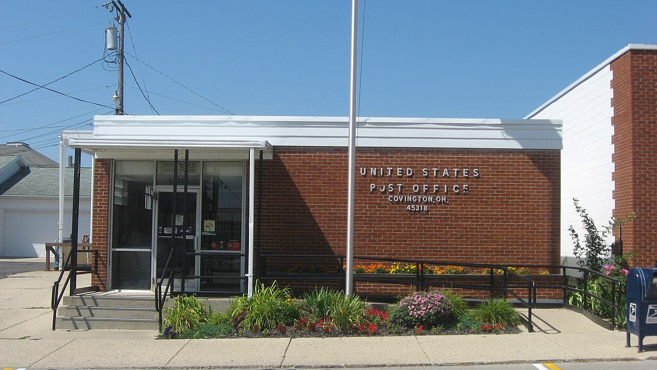 Post office in Covington, Ohio