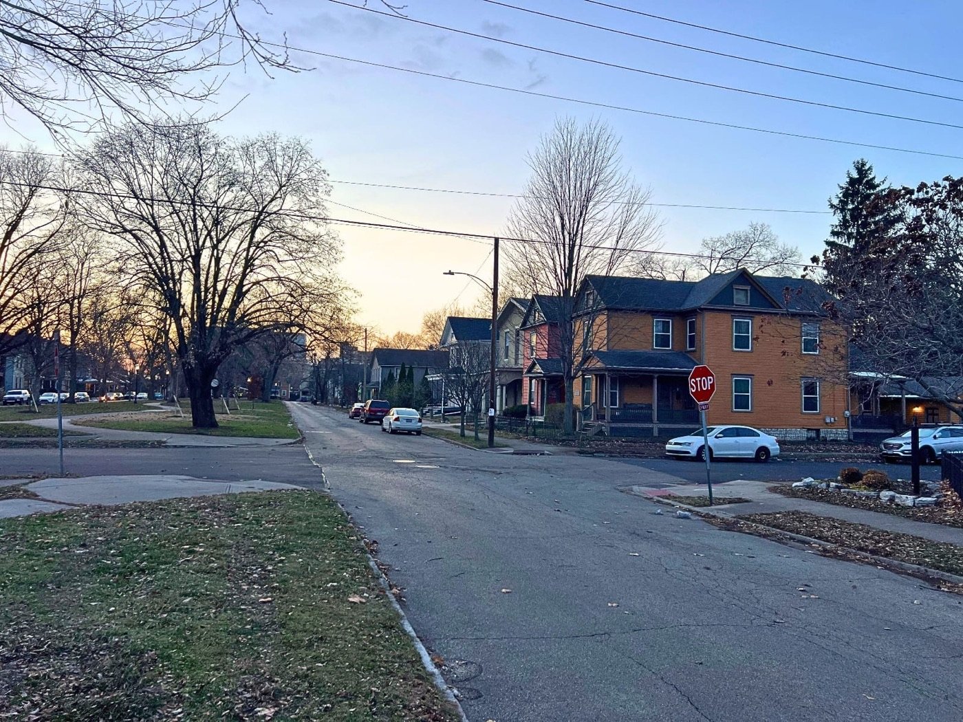 Historic Victorian homes in the South Park neighborhood of Dayton, Ohio