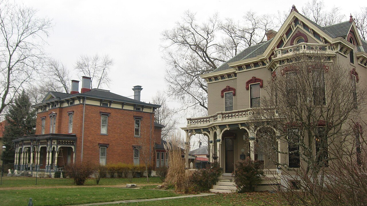 The Mackinaw Historic District in Franklin, Ohio