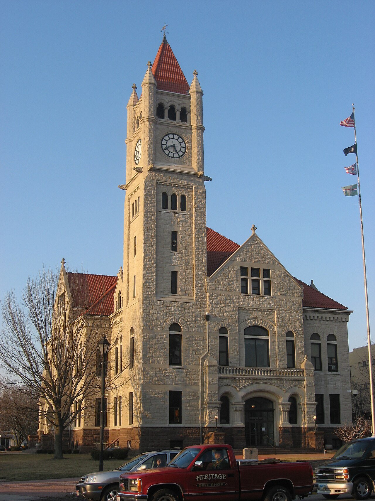 The Greene County Courthouse in Xenia, Ohio