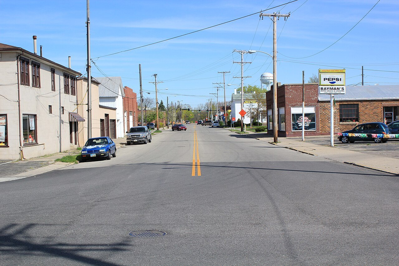 Great Miami riverfront in Piqua, Ohio