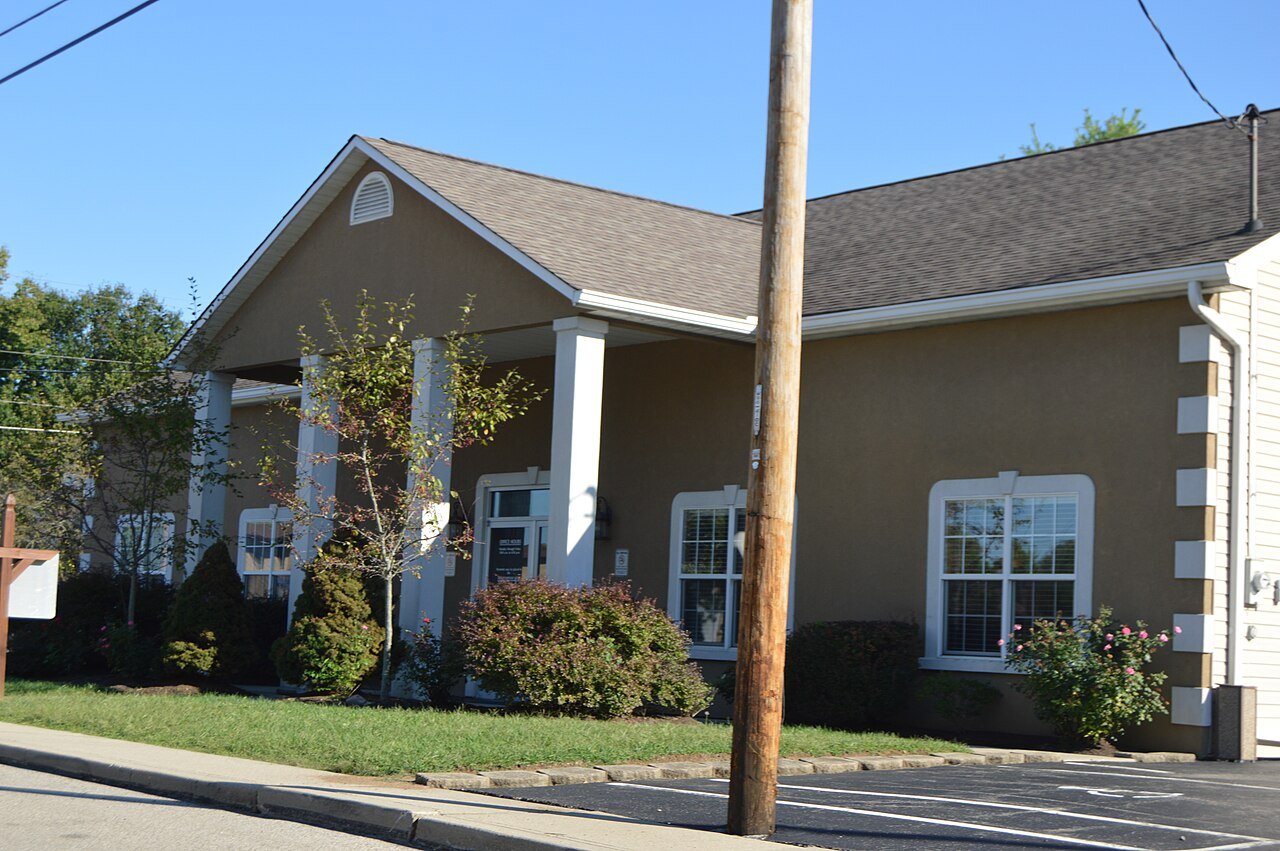 The municipal building in South Lebanon, Ohio