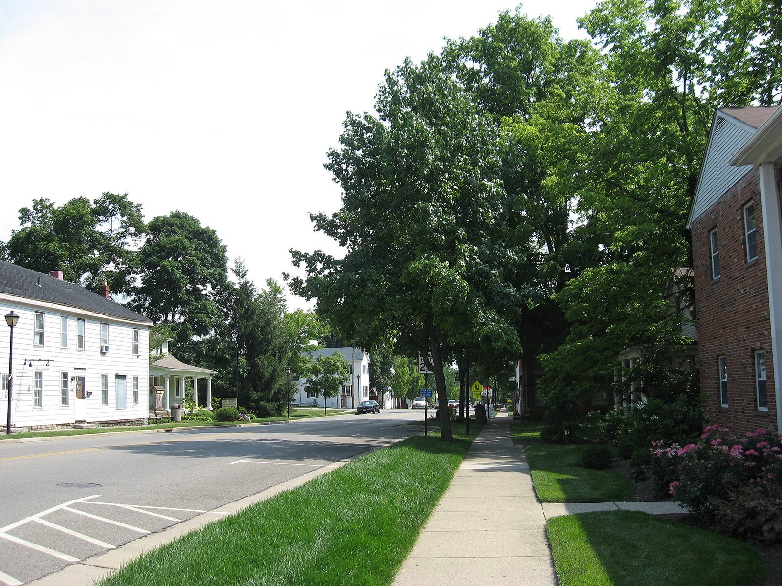 The Springboro Historic District in Springboro, Ohio