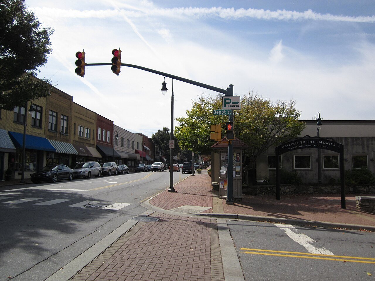 Historic Main Street in Waynesville, Ohio
